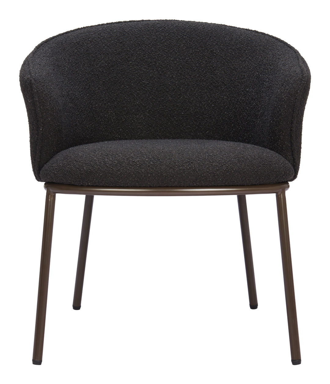 Zuo Essen Dining Chair Black & Bronze
