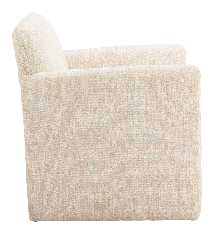 Zuo Dobra Accent Chair Oatmeal Beige