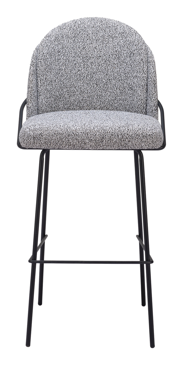 Zuo Jambi Barstool (Set of 2) Black & White