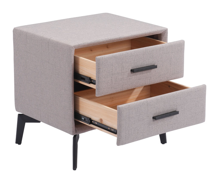 Zuo Halle Side Table Gray