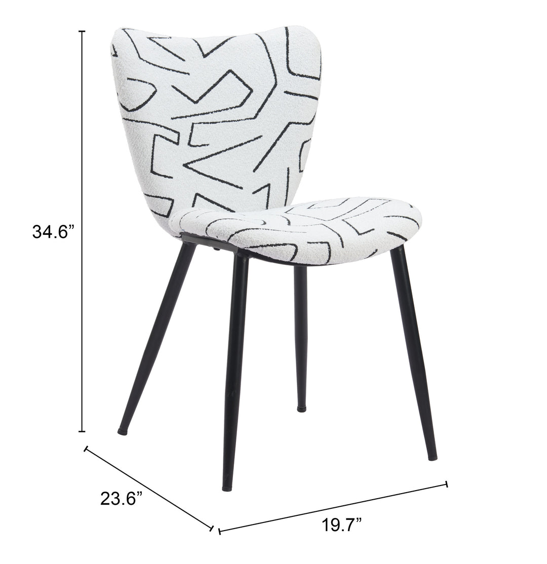 Zuo Prestige Dining Chair (Set of 2) White