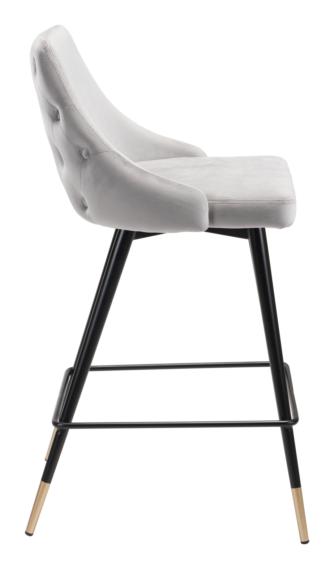 Zuo Piccolo Counter Stool Gray