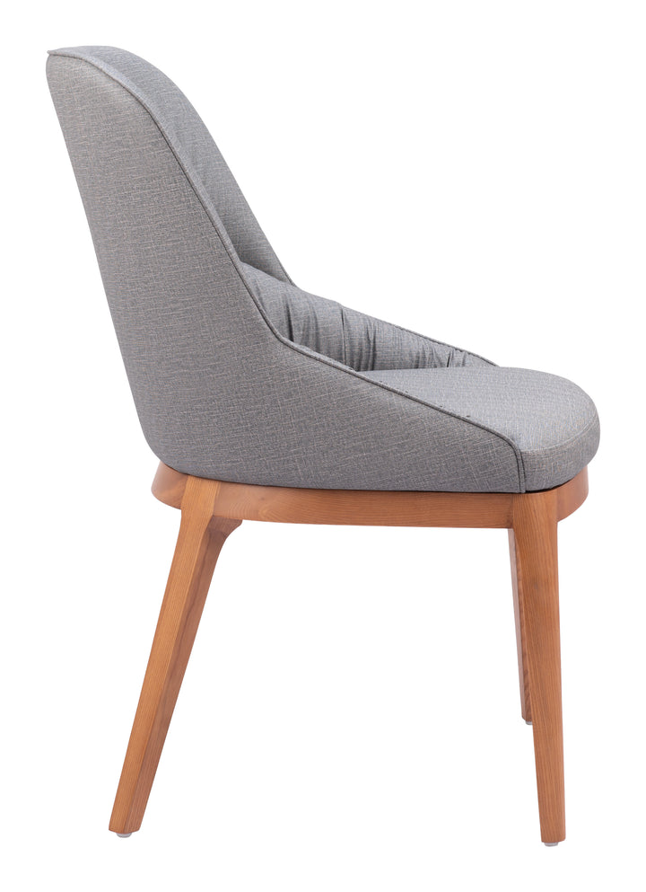 Zuo Ayr Dining Chair (Set of 2) Slate Gray