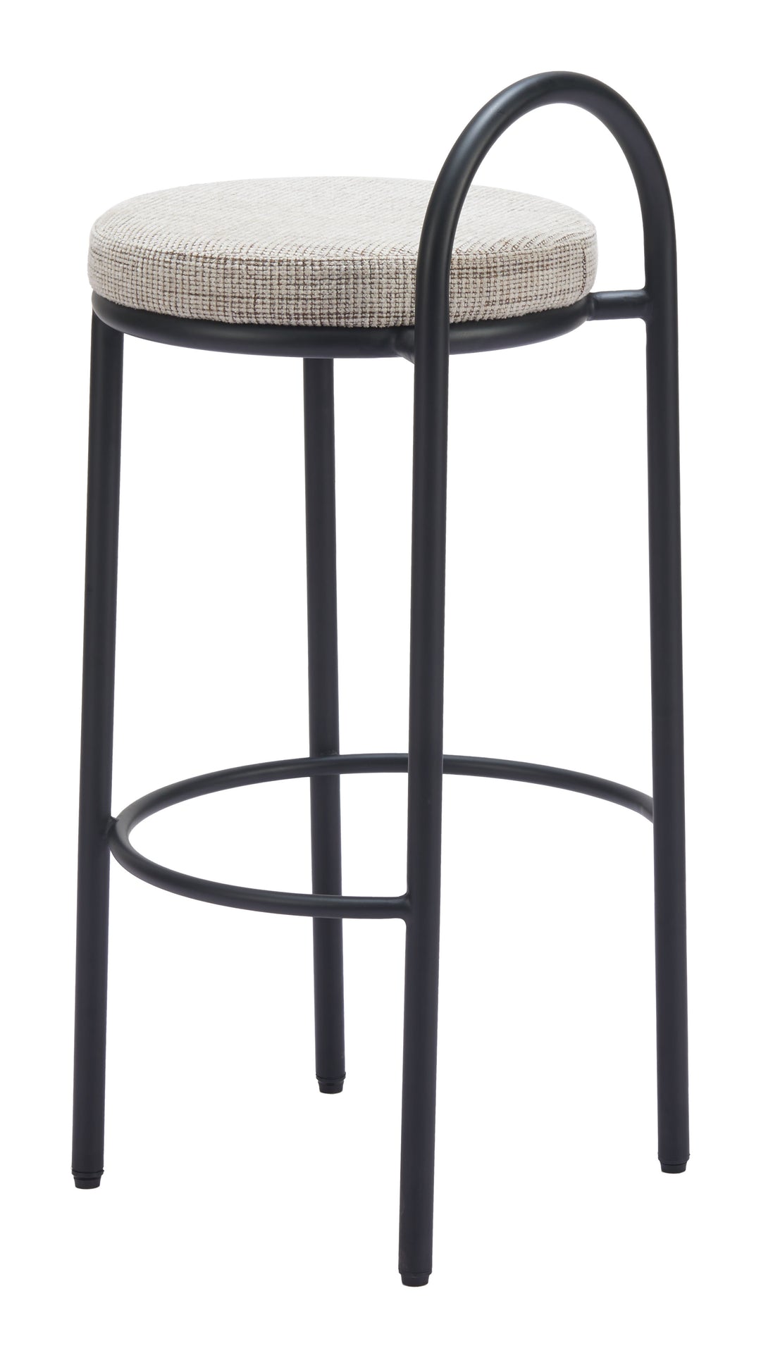 Zuo Sisal Barstool (Set of 2) Beige Tweed