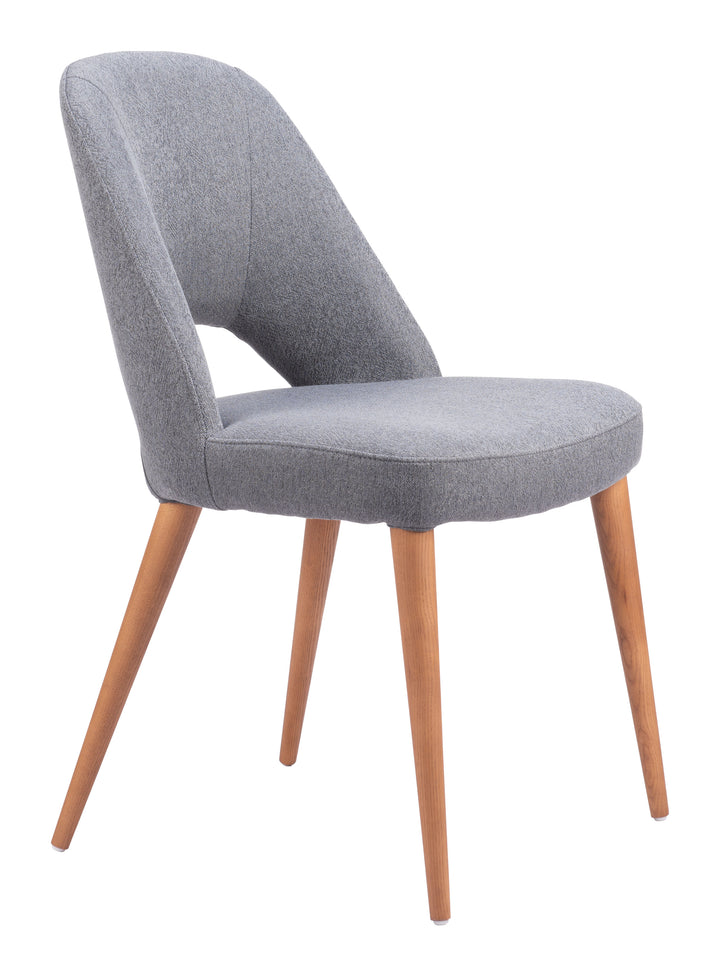 Zuo Leith Dining Chair (Set of 2) Gray