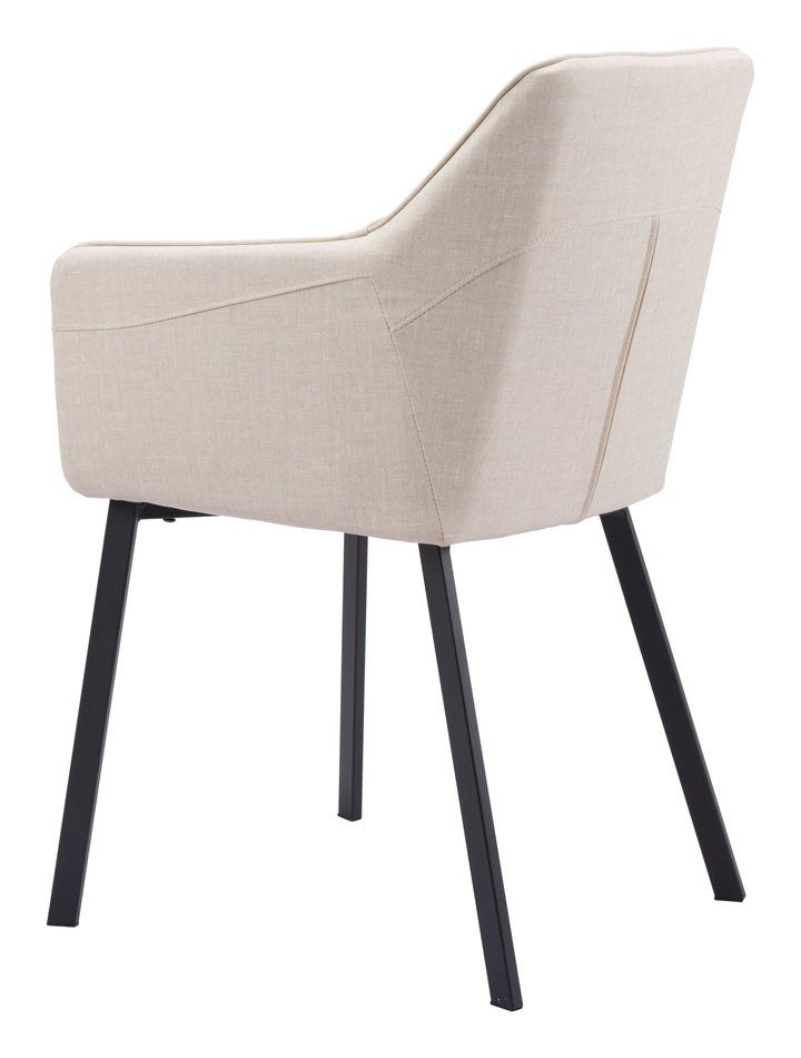 Zuo Adage Dining Chair (Set of 2) Beige