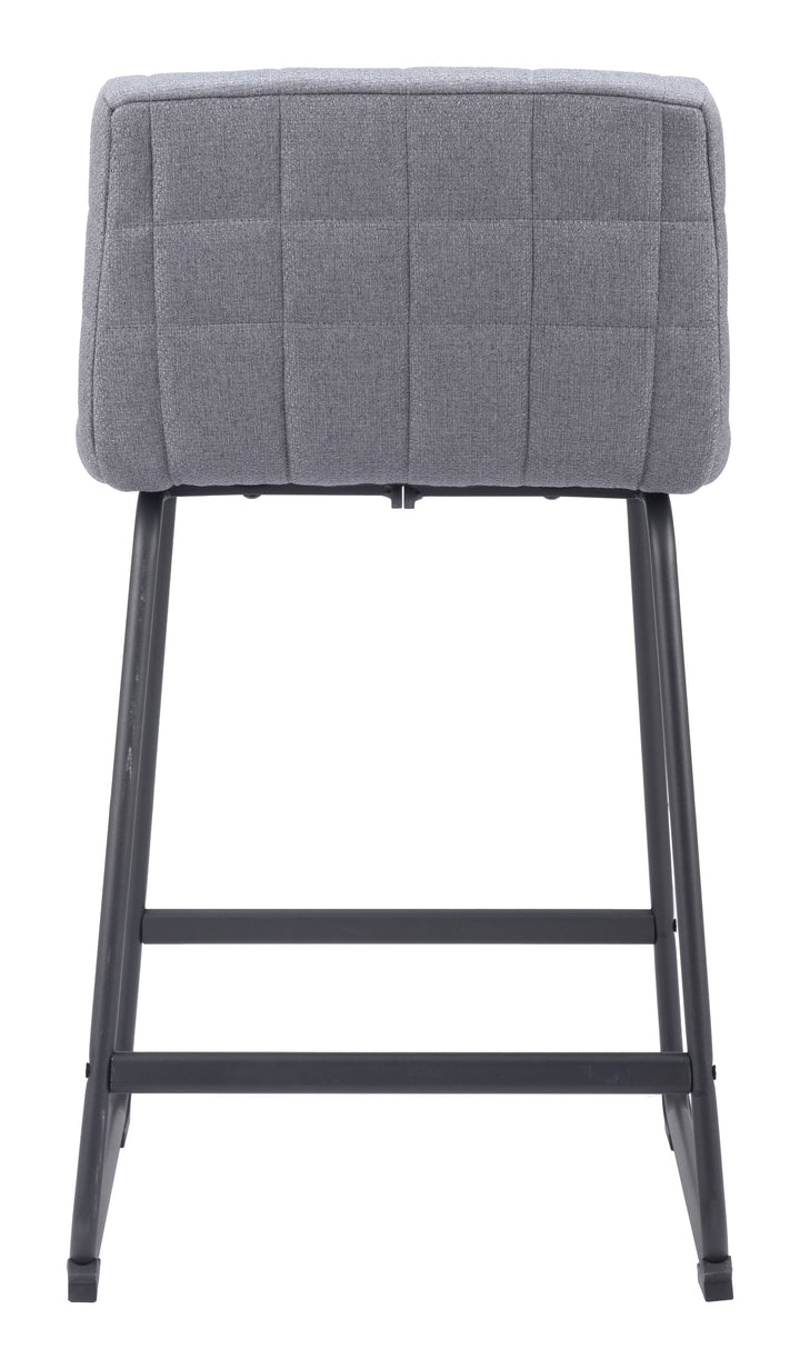 Zuo Pago Counter Stool (Set of 2) Gray