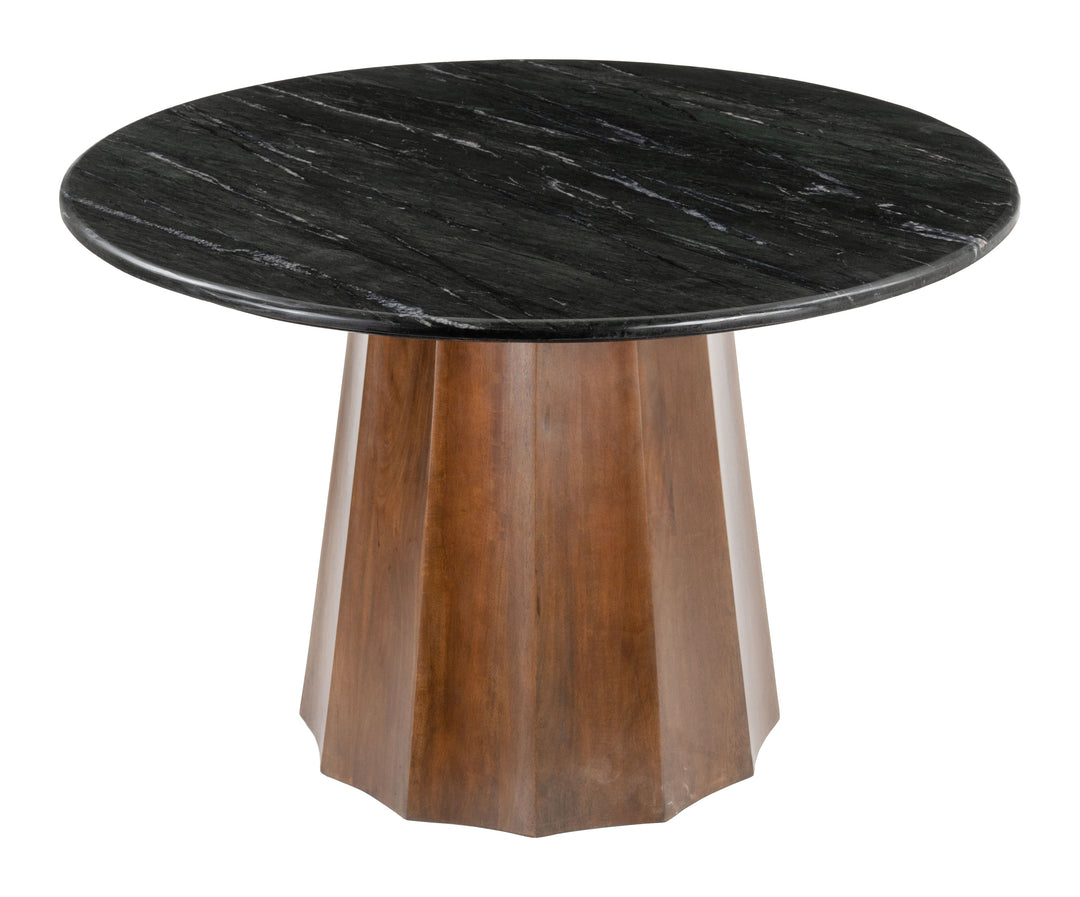 Zuo Aipe Dining Table Black & Brown