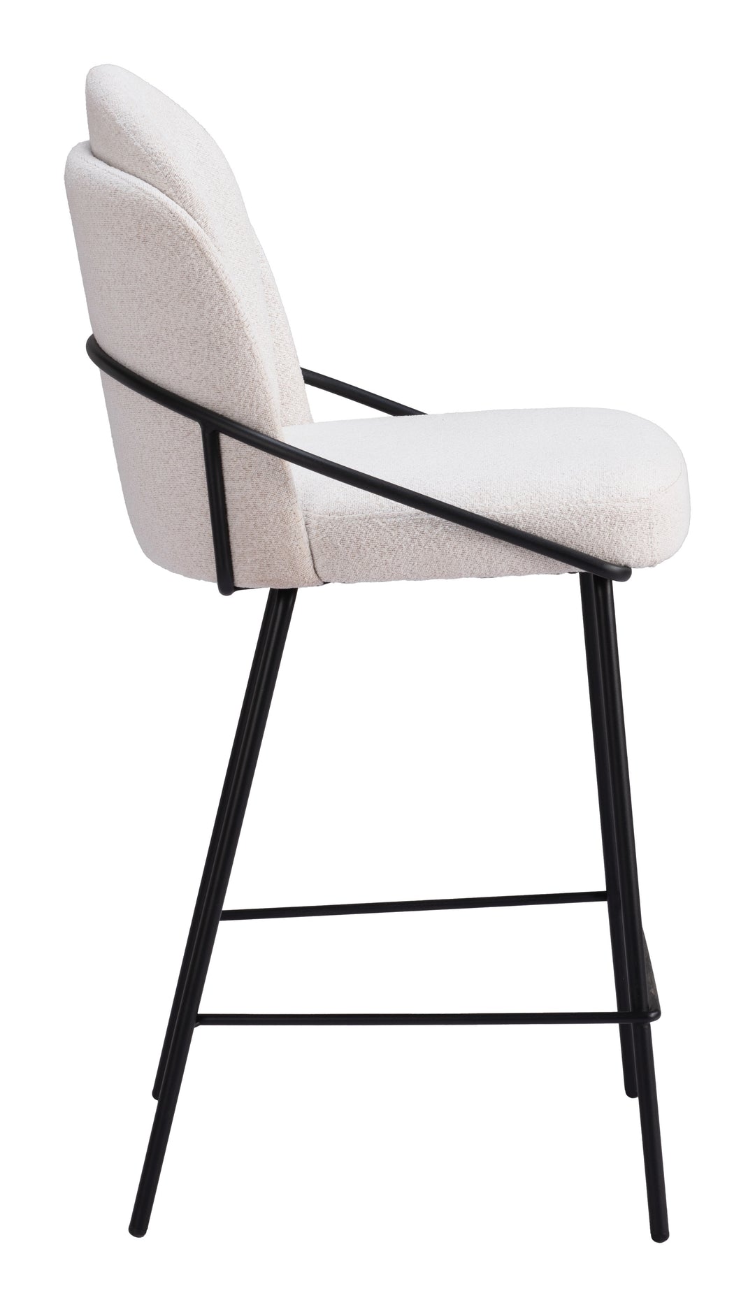 Zuo Jambi Counter Stool (Set of 2) Ivory