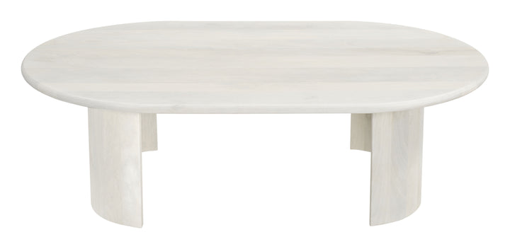 Zuo Risan Coffee Table Whitewashed