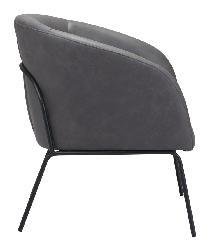 Zuo Quinten Accent Chair Vintage Gray