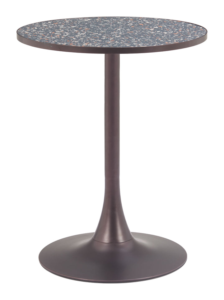 Zuo Bite Bistro Table Black & Bronze