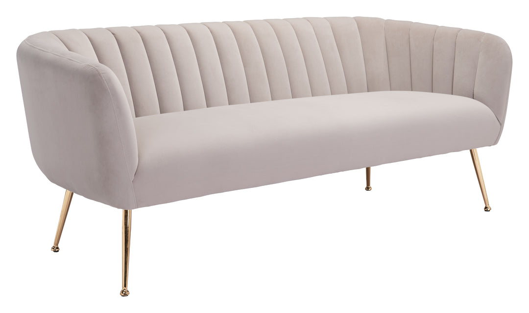 Zuo Deco Sofa Beige