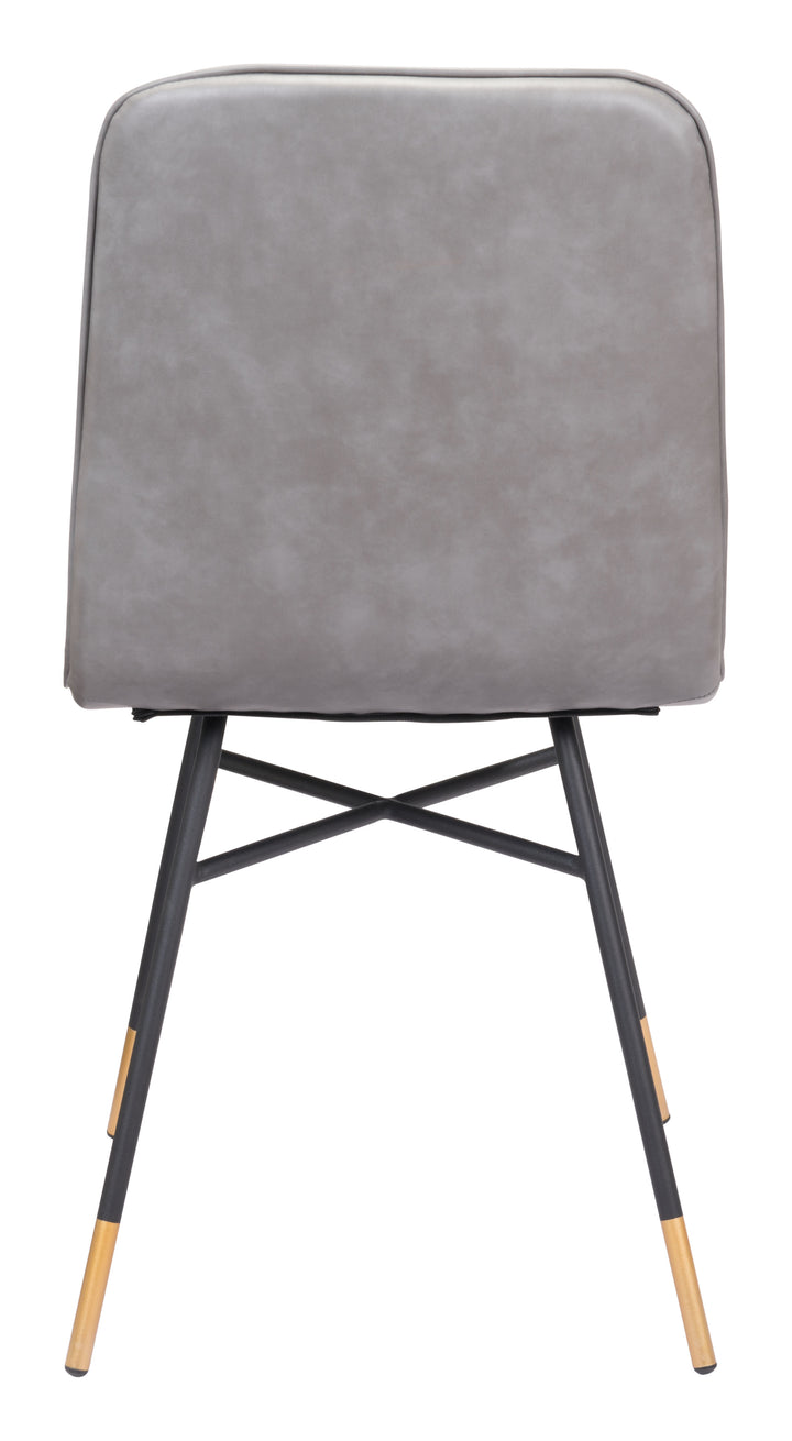 Zuo Var Dining Chair (Set of 2) Gray