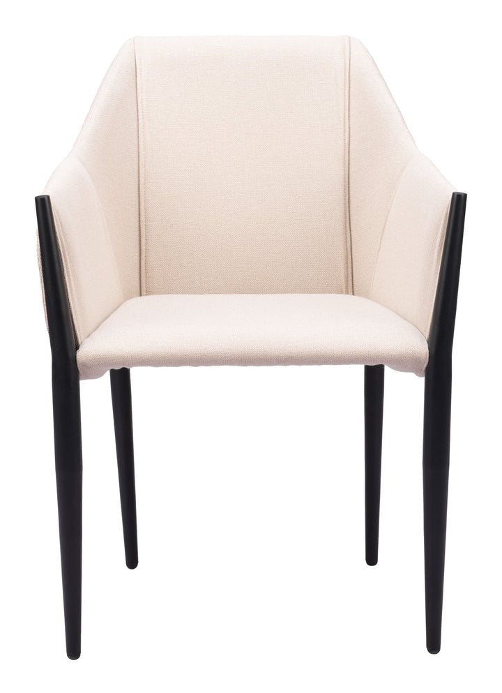 Zuo Andover Dining Chair (Set of 2) Beige
