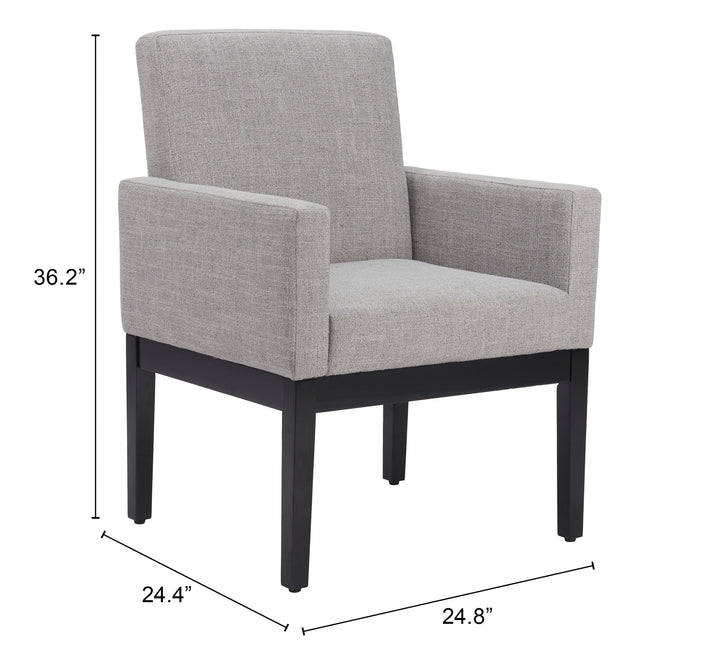 Zuo Senzil Dining Chair Gray