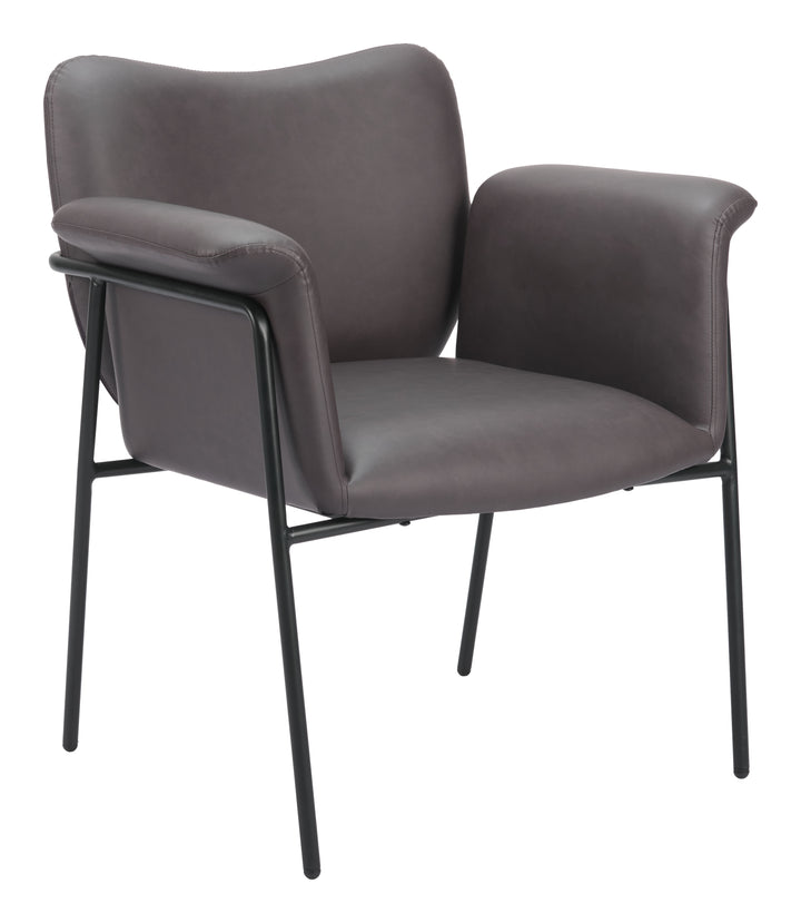 Zuo Heritage Accent Chair Brown