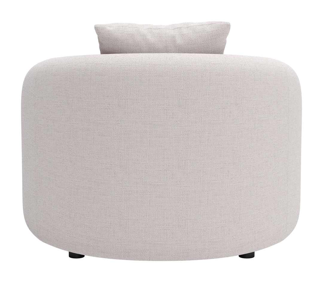Zuo Sunny Isles Accent Chair Beige