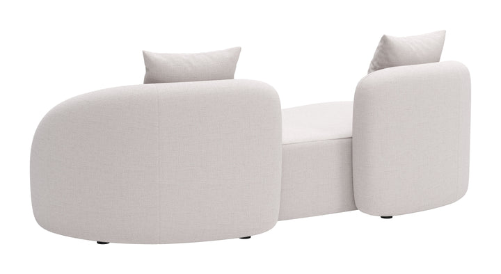 Zuo Sunny Isles Loveseat Beige