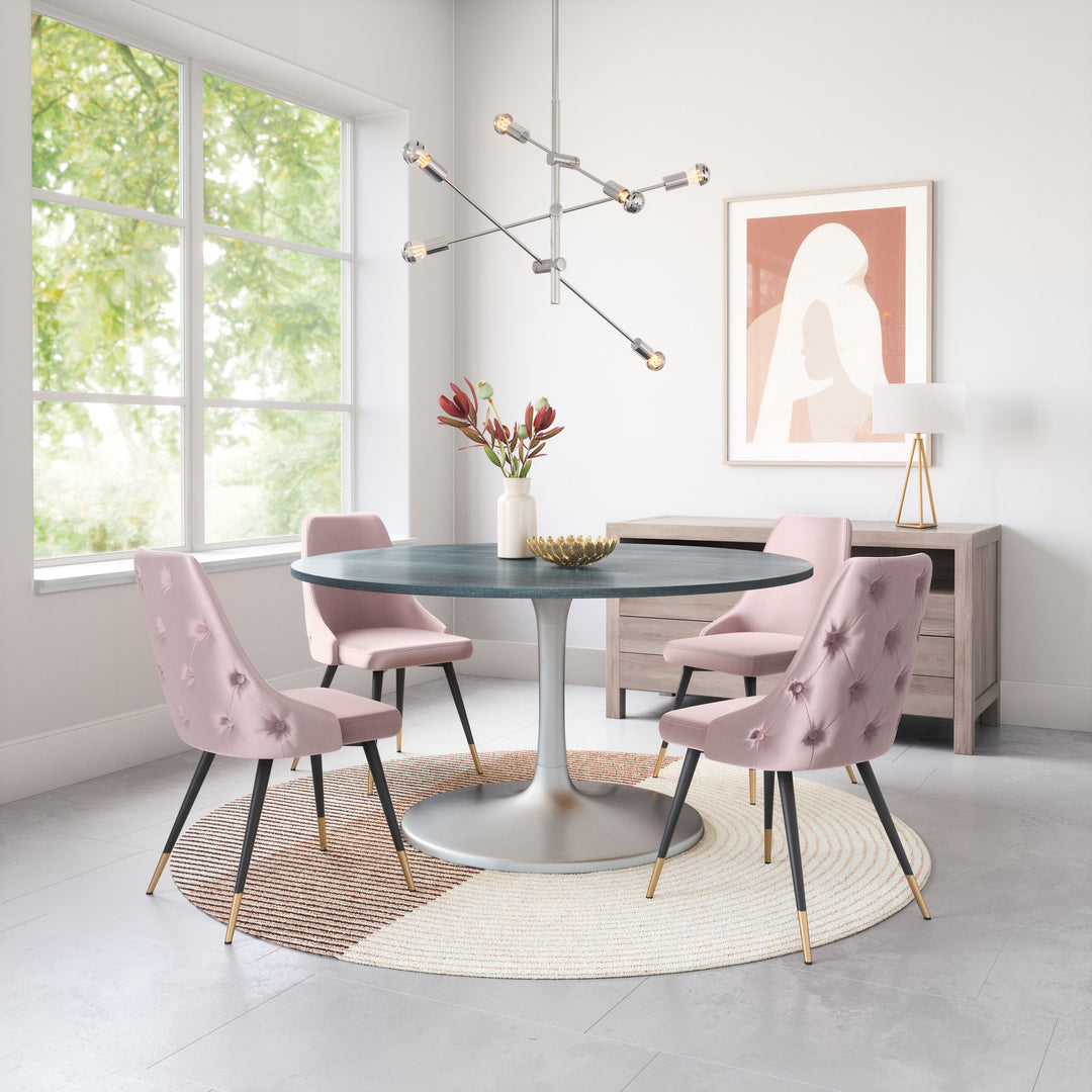 Zuo Piccolo Dining Chair (Set of 2) Pink