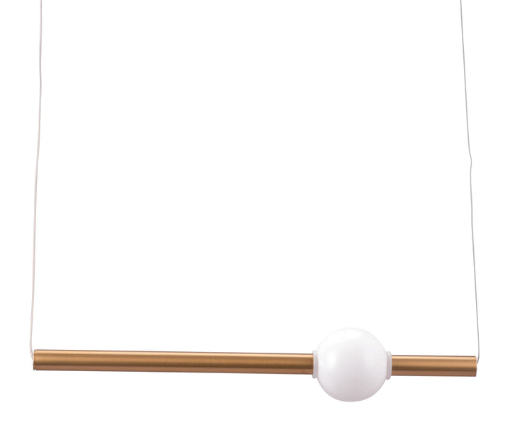 Zuo Adeo Ceiling Lamp Brass