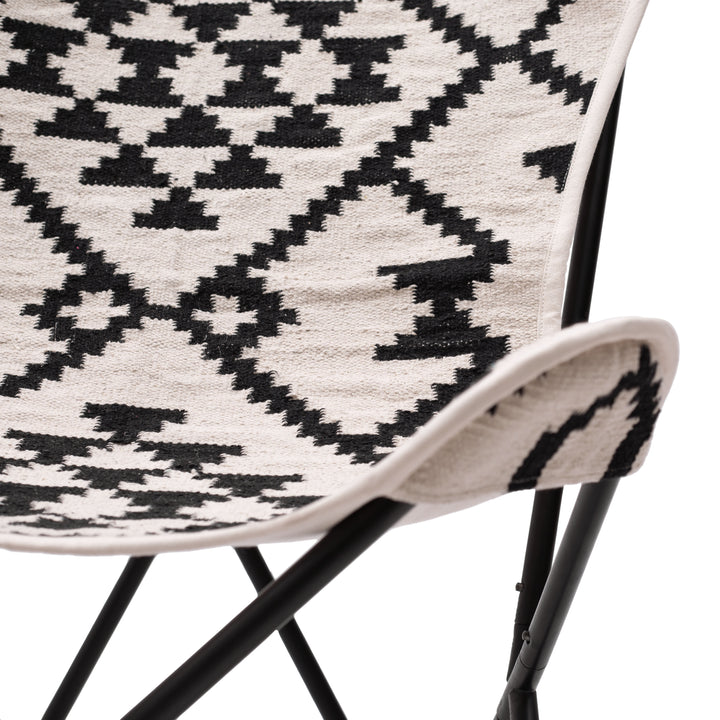 Zuo Rabat Accent Chair Beige & Black