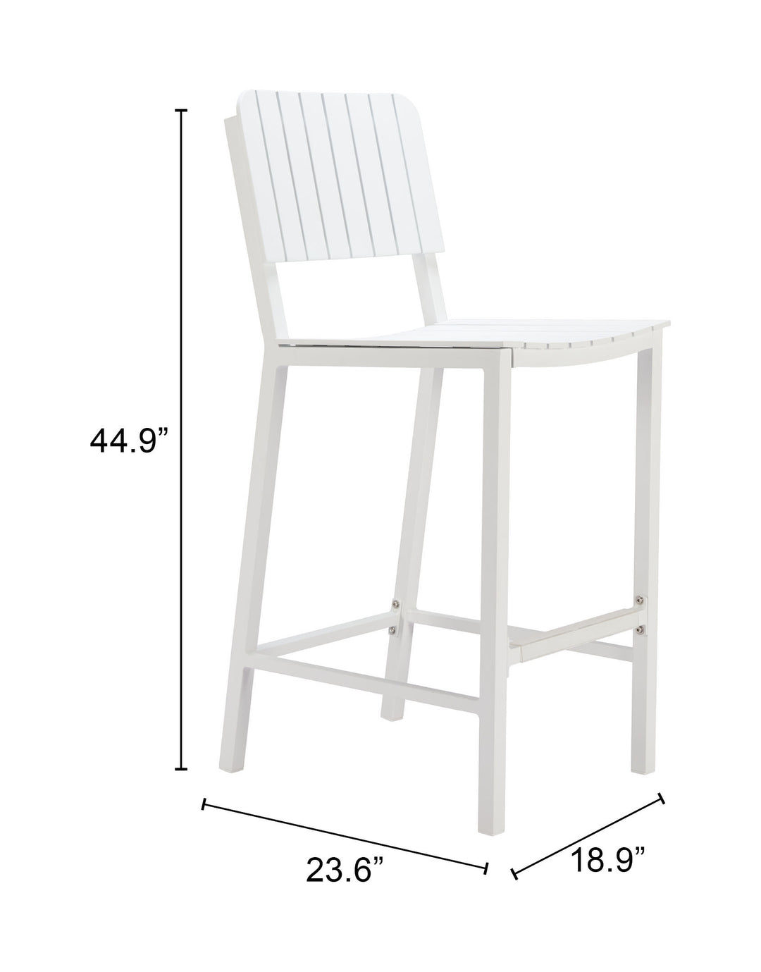 Zuo Kayu Barstool White