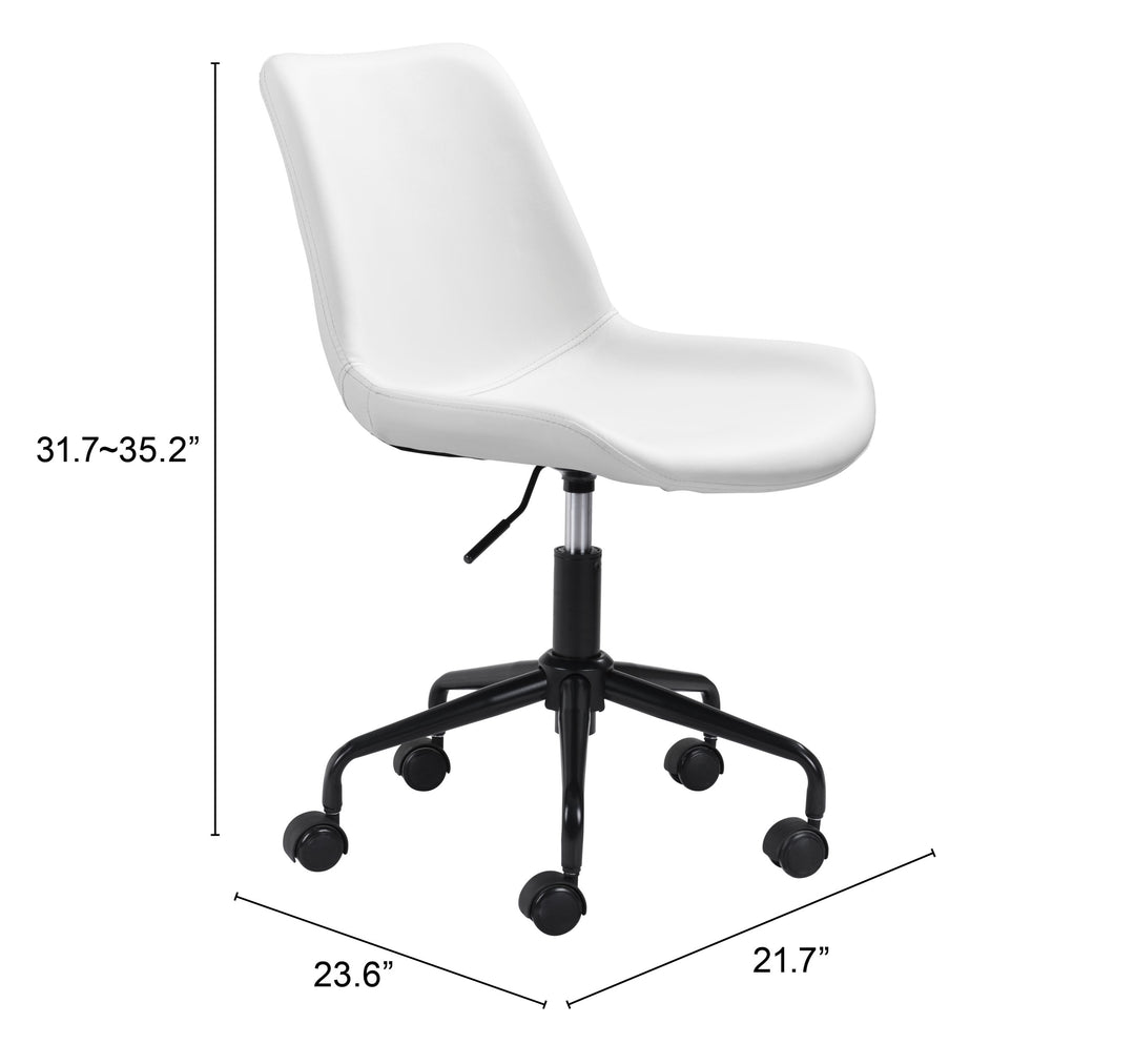Zuo Byron Office Chair White