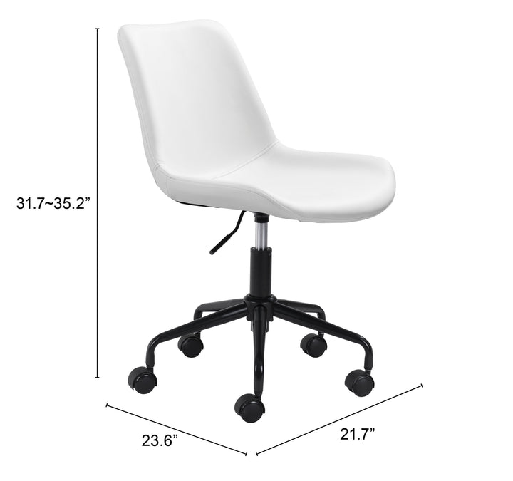 Zuo Byron Office Chair White