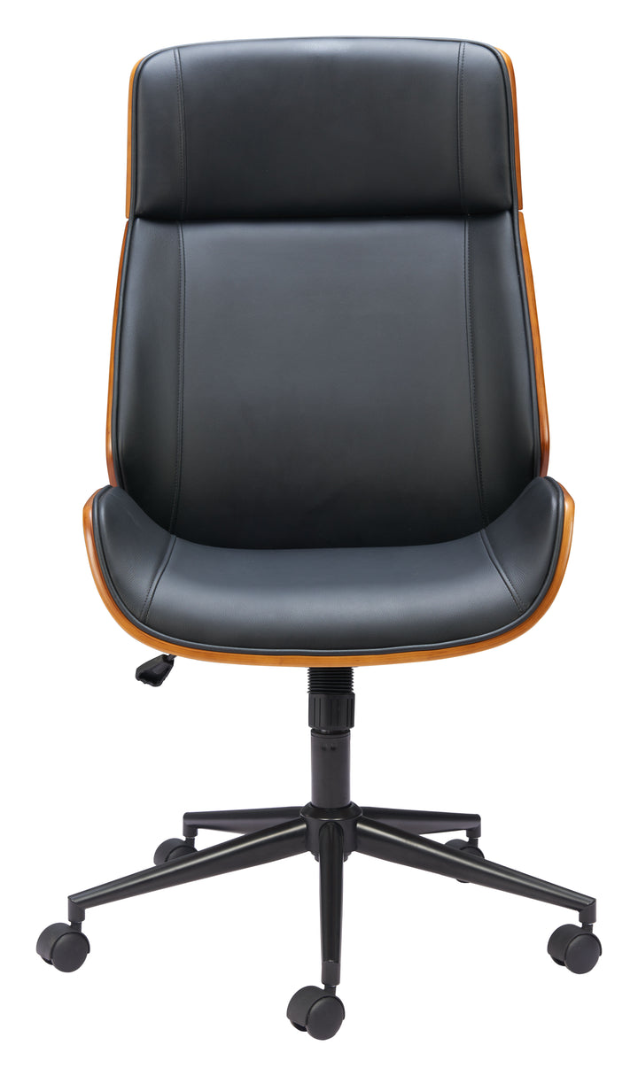 Zuo Flex High Back Office Chair Black