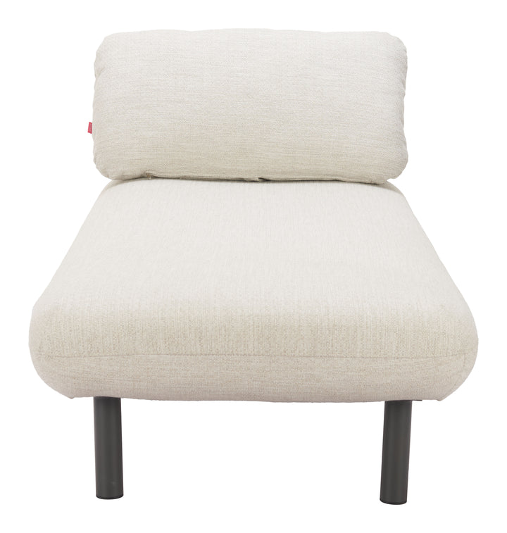 Zuo Aperto Chaise Beige