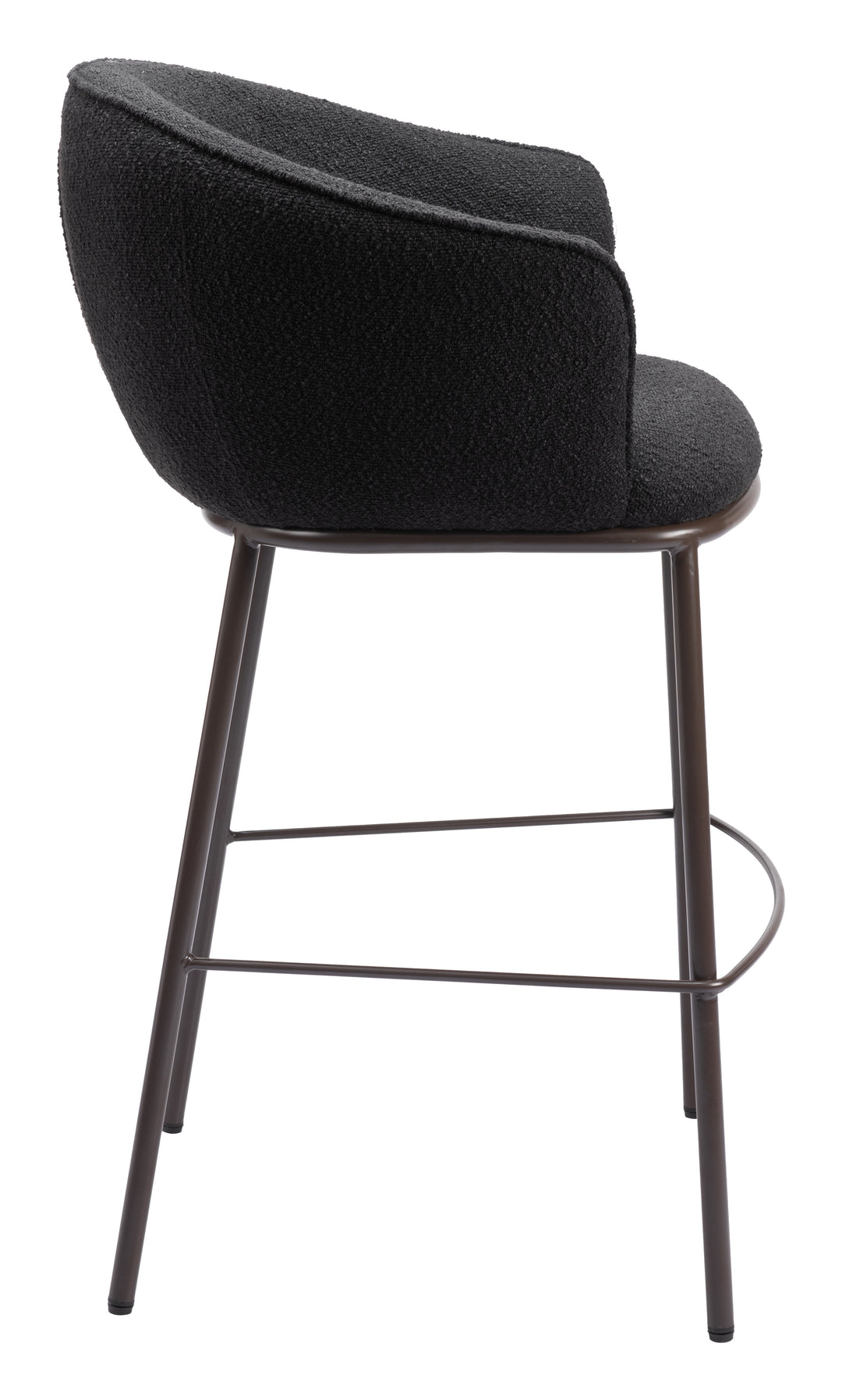 Zuo Essen Barstool Black & Bronze