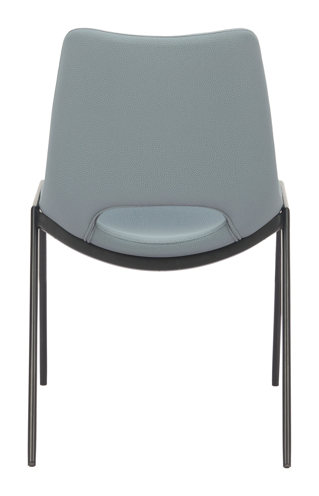 Zuo Desi Armless Dining Chair (Set of 2) Azure Gray