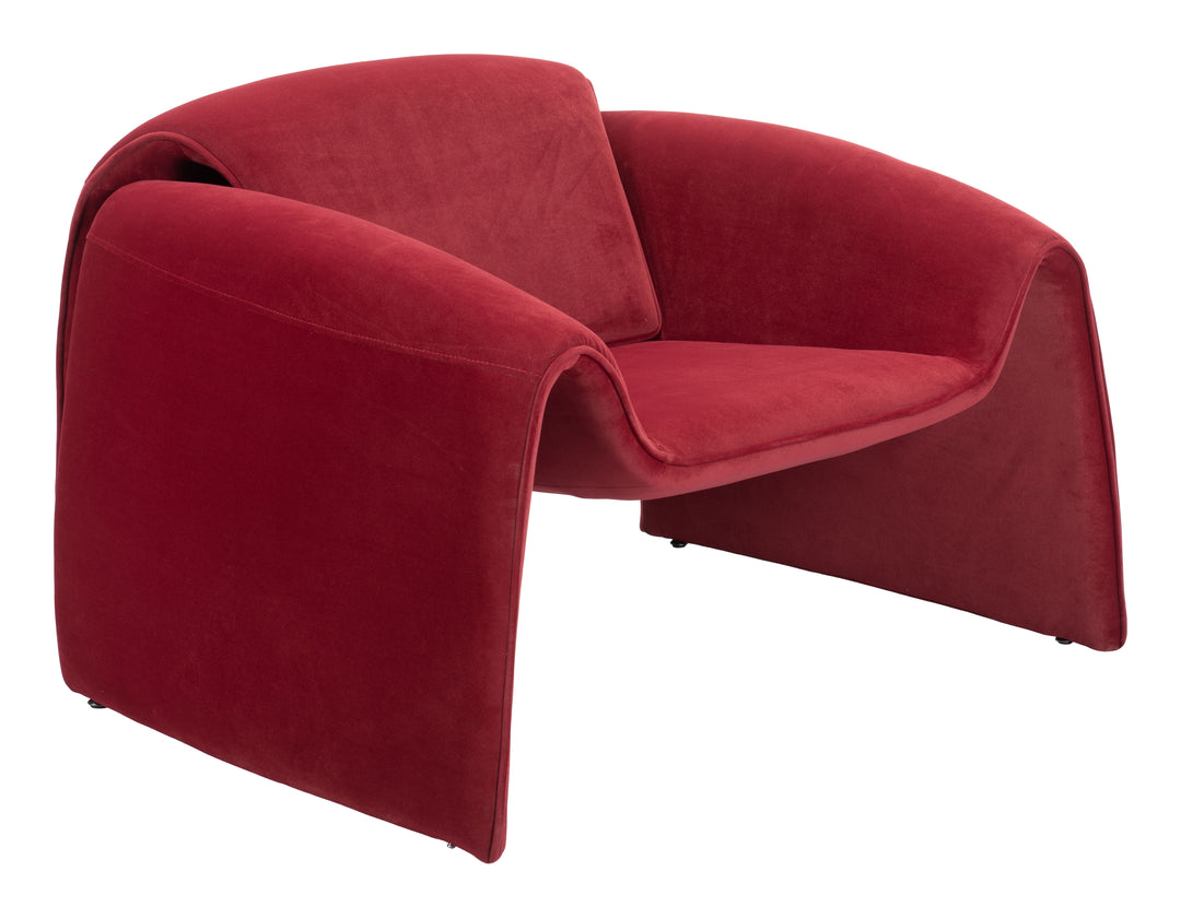 Zuo Horten Accent Chair Red