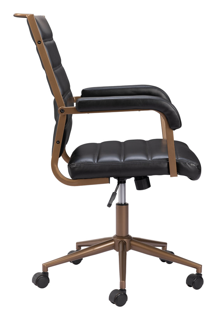 Zuo Auction Office Chair Vintage Black