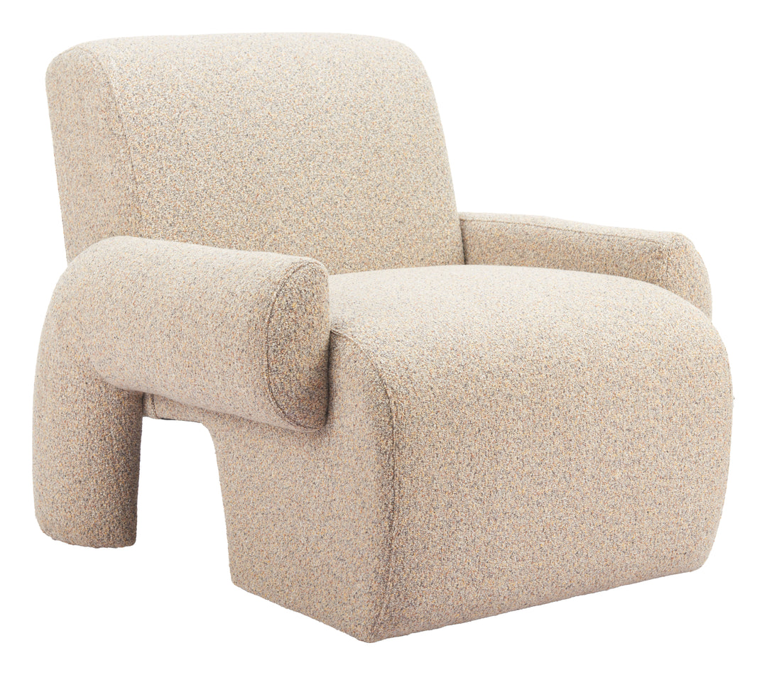 Zuo Rura Accent Chair Heathered Beige