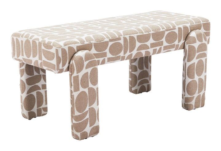Zuo Blato Bench Gray