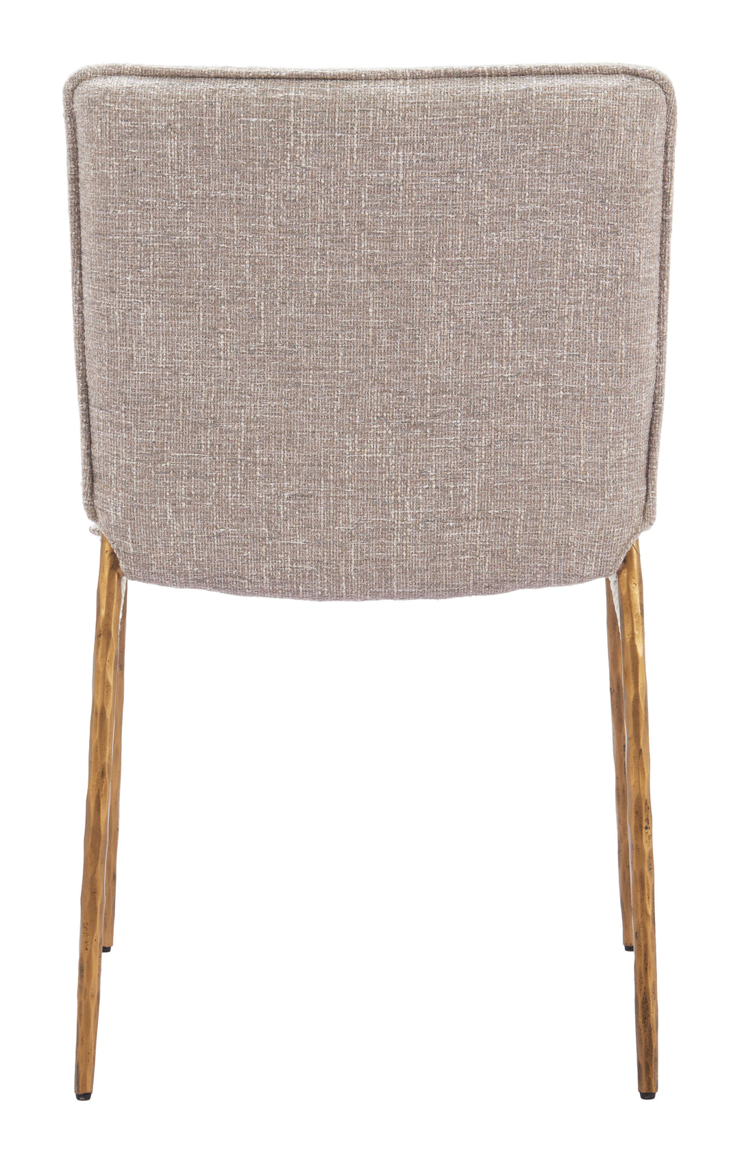 Zuo Nordvest Dining Chair Beige & Gold