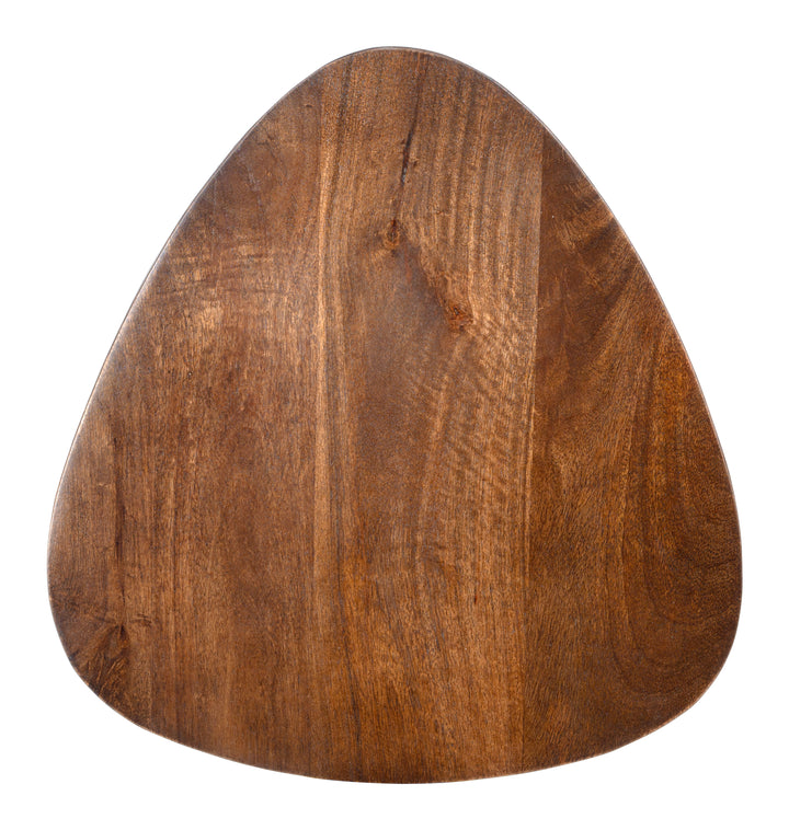 Zuo Spiker Side Table Walnut