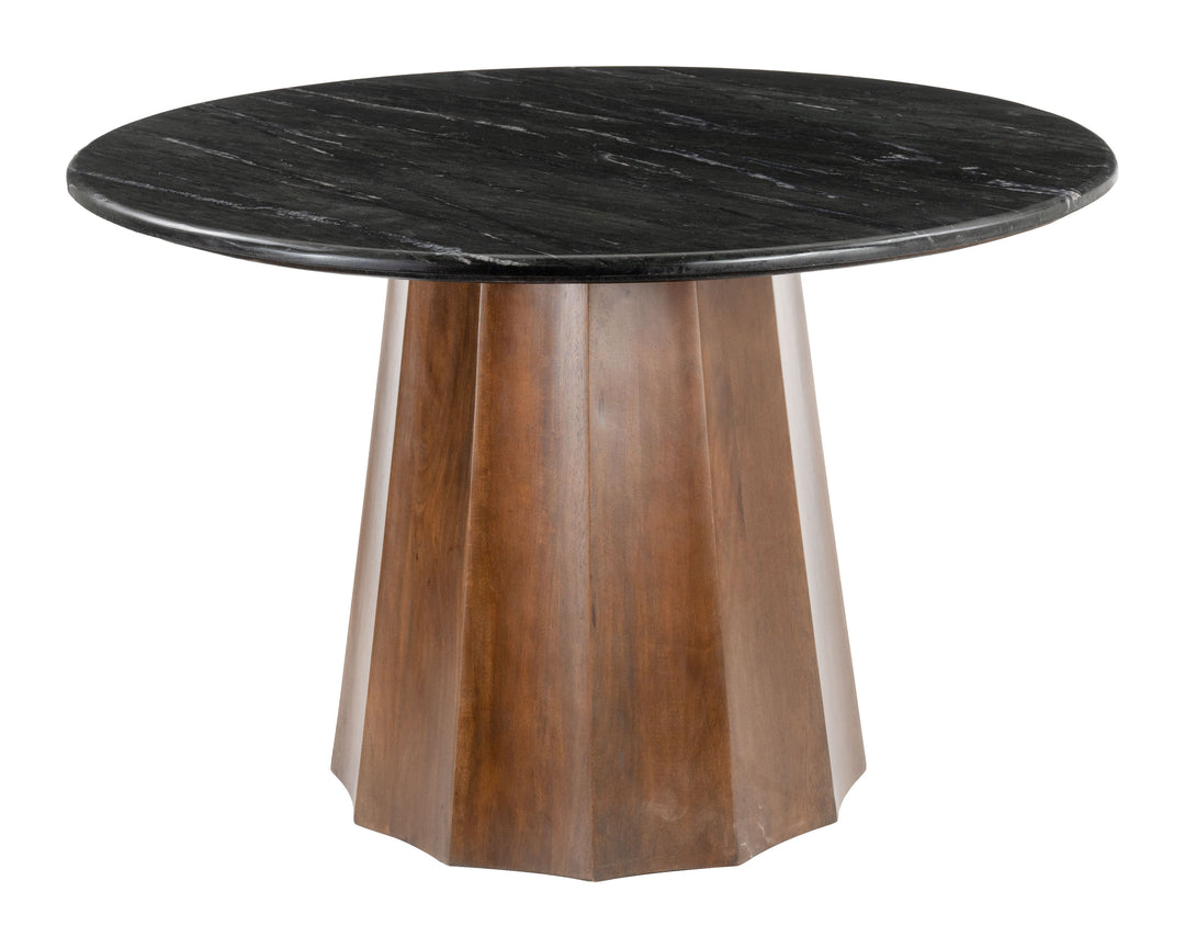 Zuo Aipe Dining Table Black & Brown