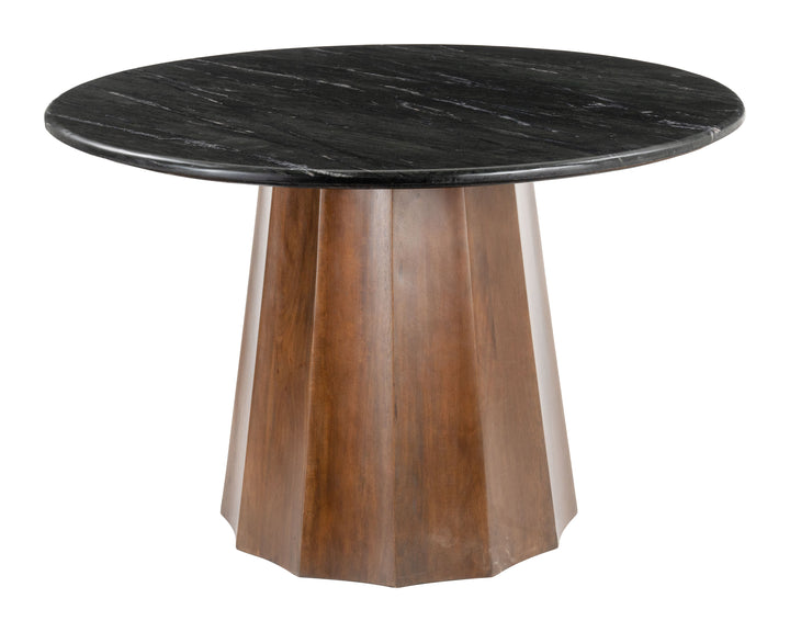 Zuo Aipe Dining Table Black & Brown