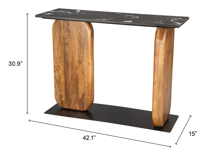 Zuo Pemba Console Table Multicolor