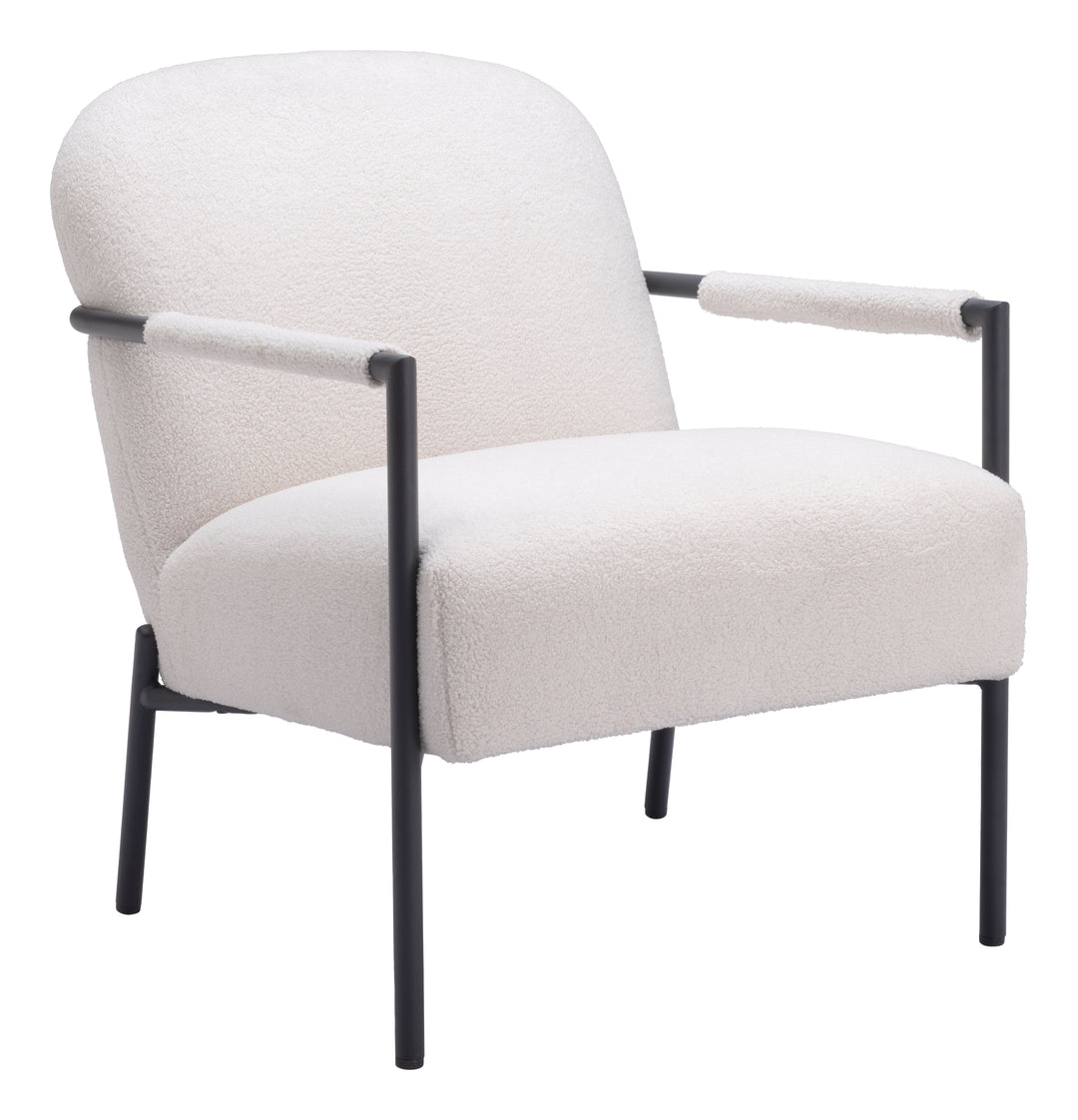 Zuo Chicago Accent Chair Ivory
