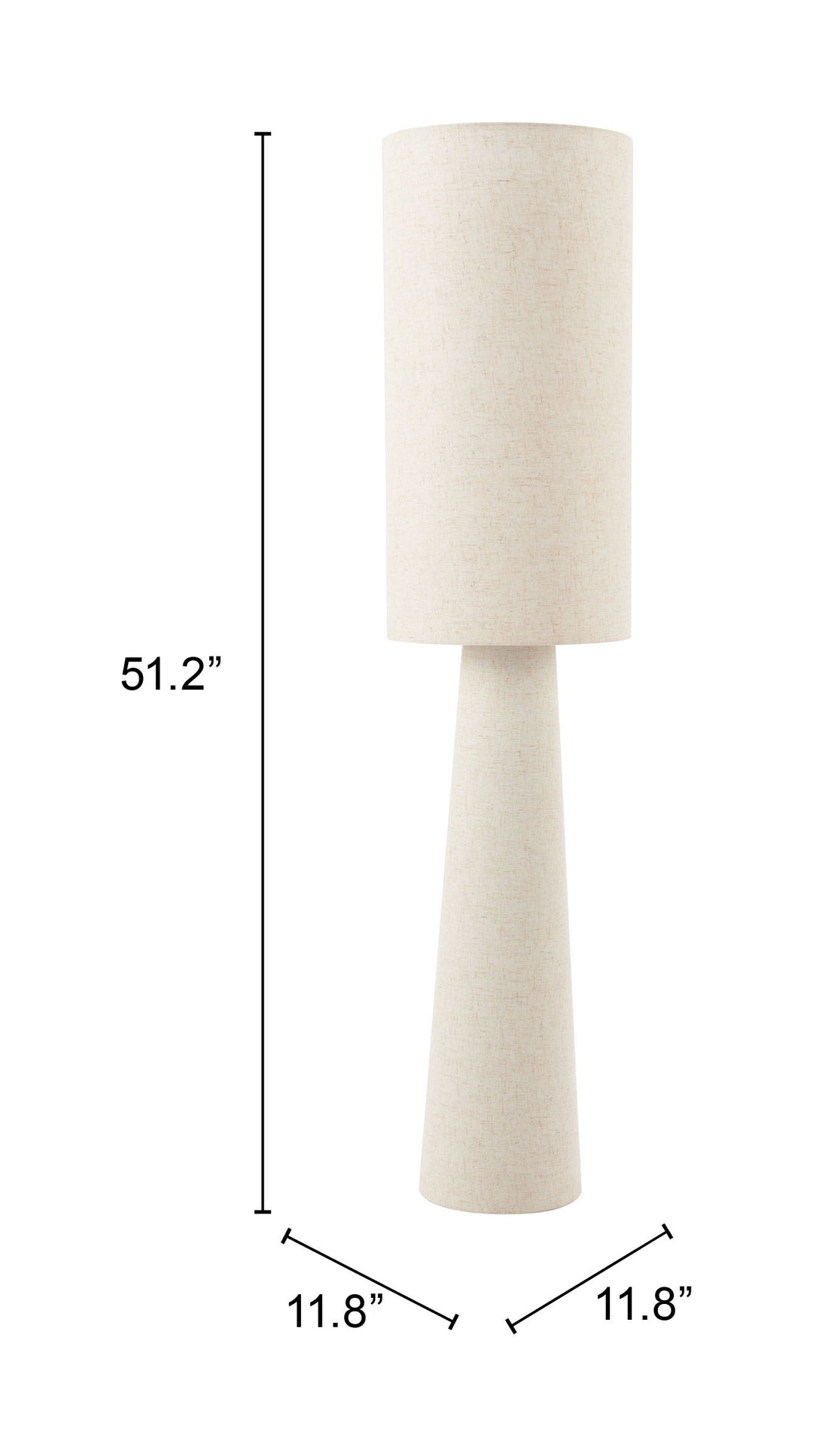 Zuo Heaven Floor Lamp Beige