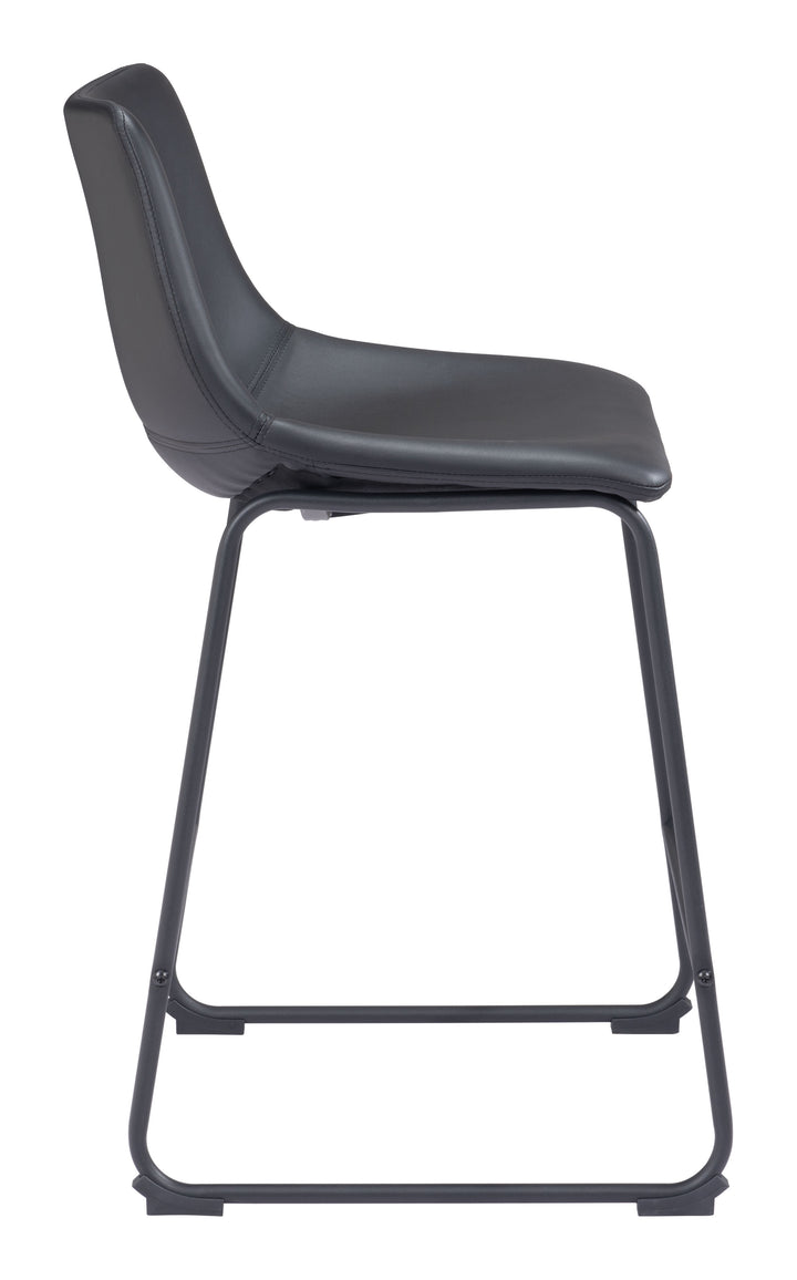 Zuo Smart Counter Stool (Set of 2) Black