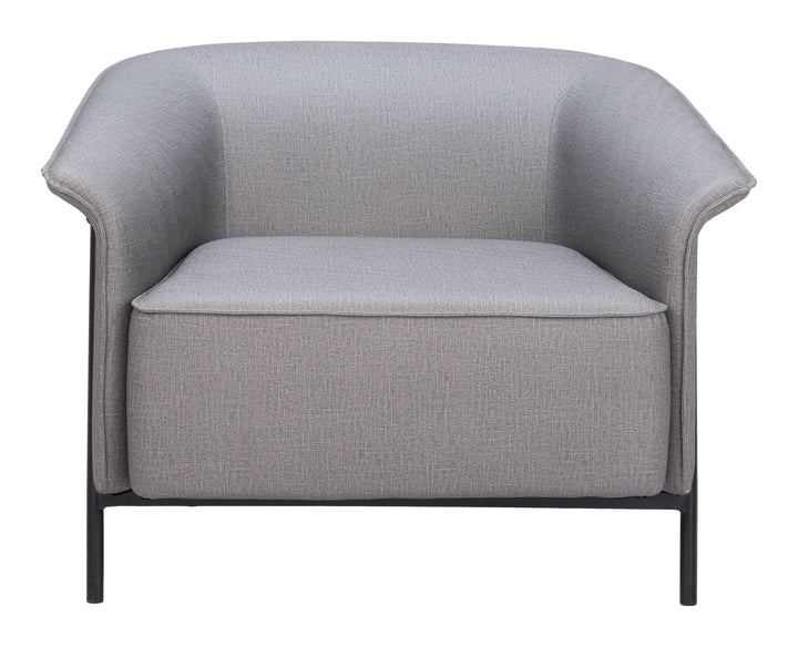 Zuo Burry Accent Chair Slate Gray