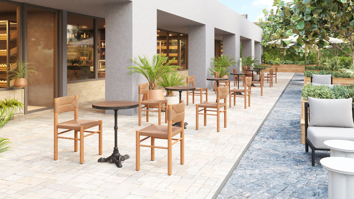 Zuo Gazebo Dining Table Walnut