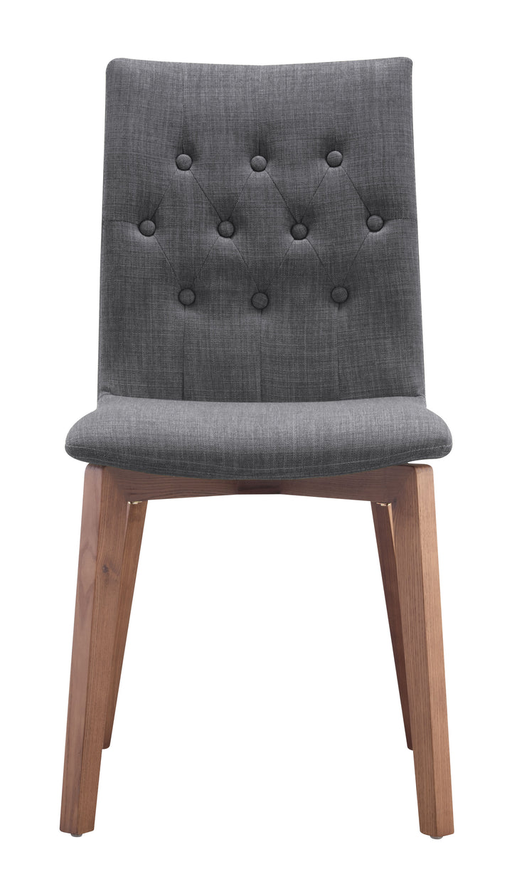 Zuo Orebro Dining Chair (Set of 2) Graphite