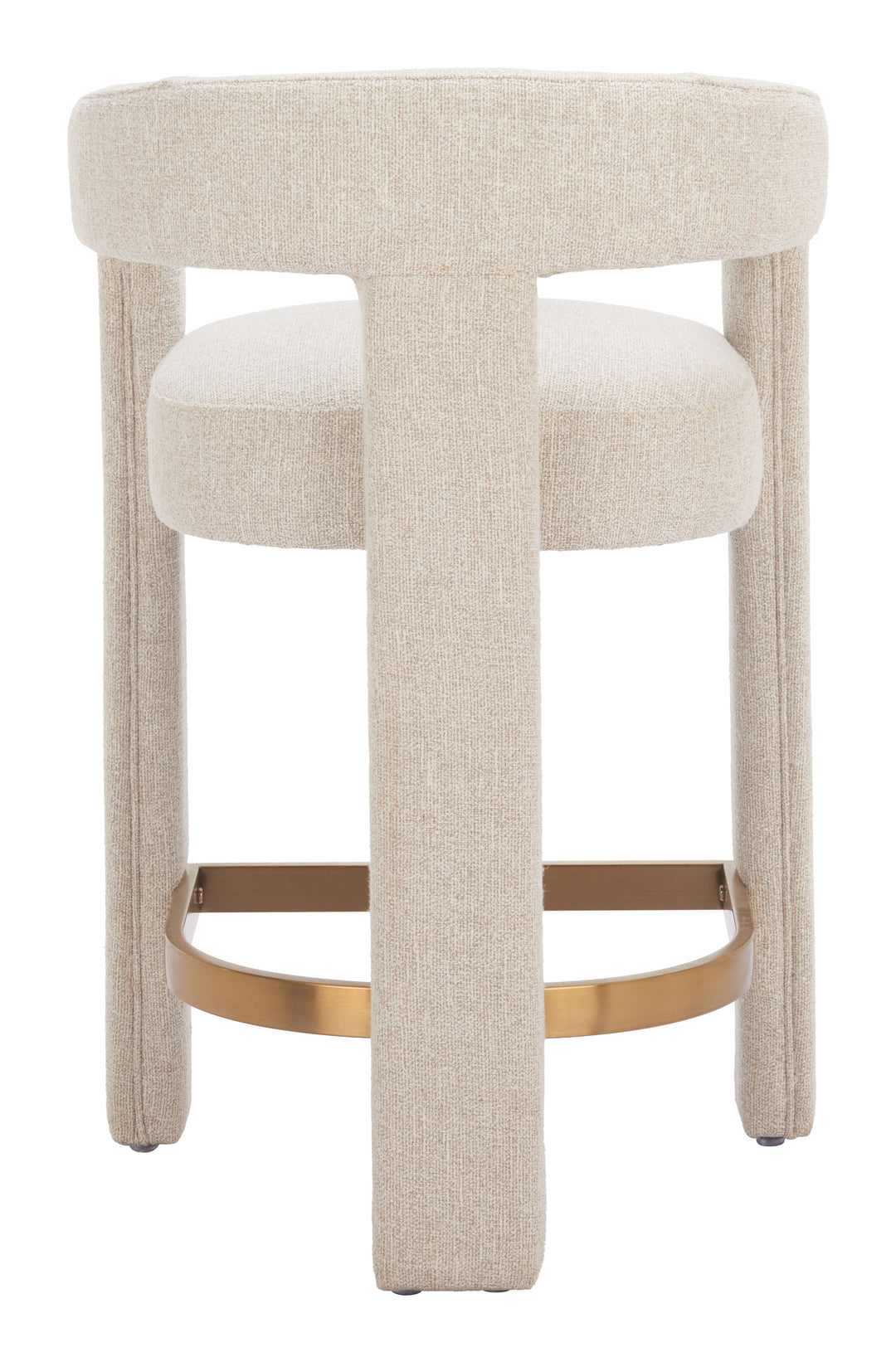 Zuo Saiko Counter Stool Beige