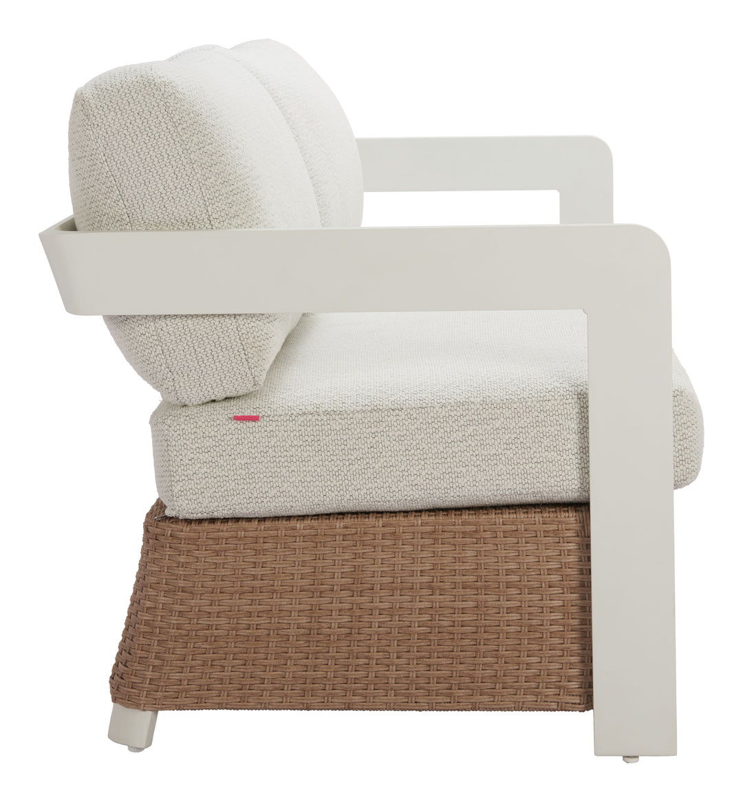 Zuo Gelo Sofa White & Brown